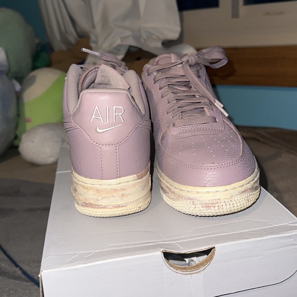 Purple and white air force 1s - Picture 3 of 3